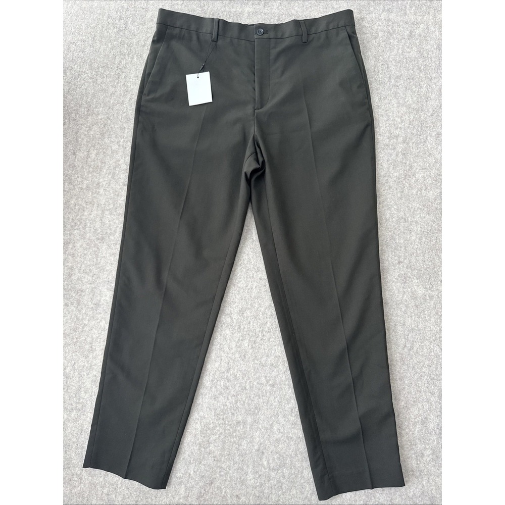 Zara Slim Fit Dress Pants Green Mens 36 x 31 New